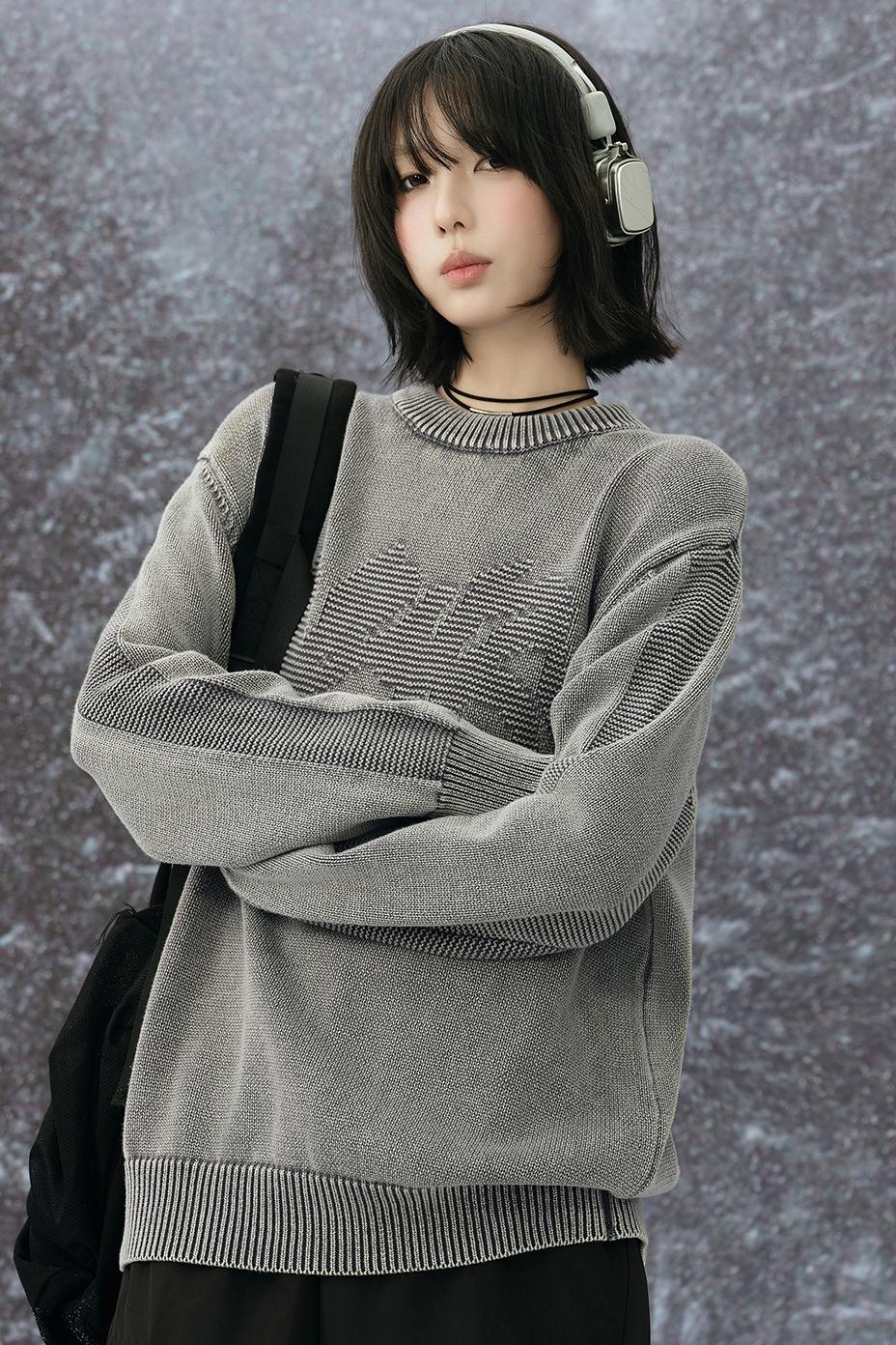 ミニマリストグラビティニットスウェット
