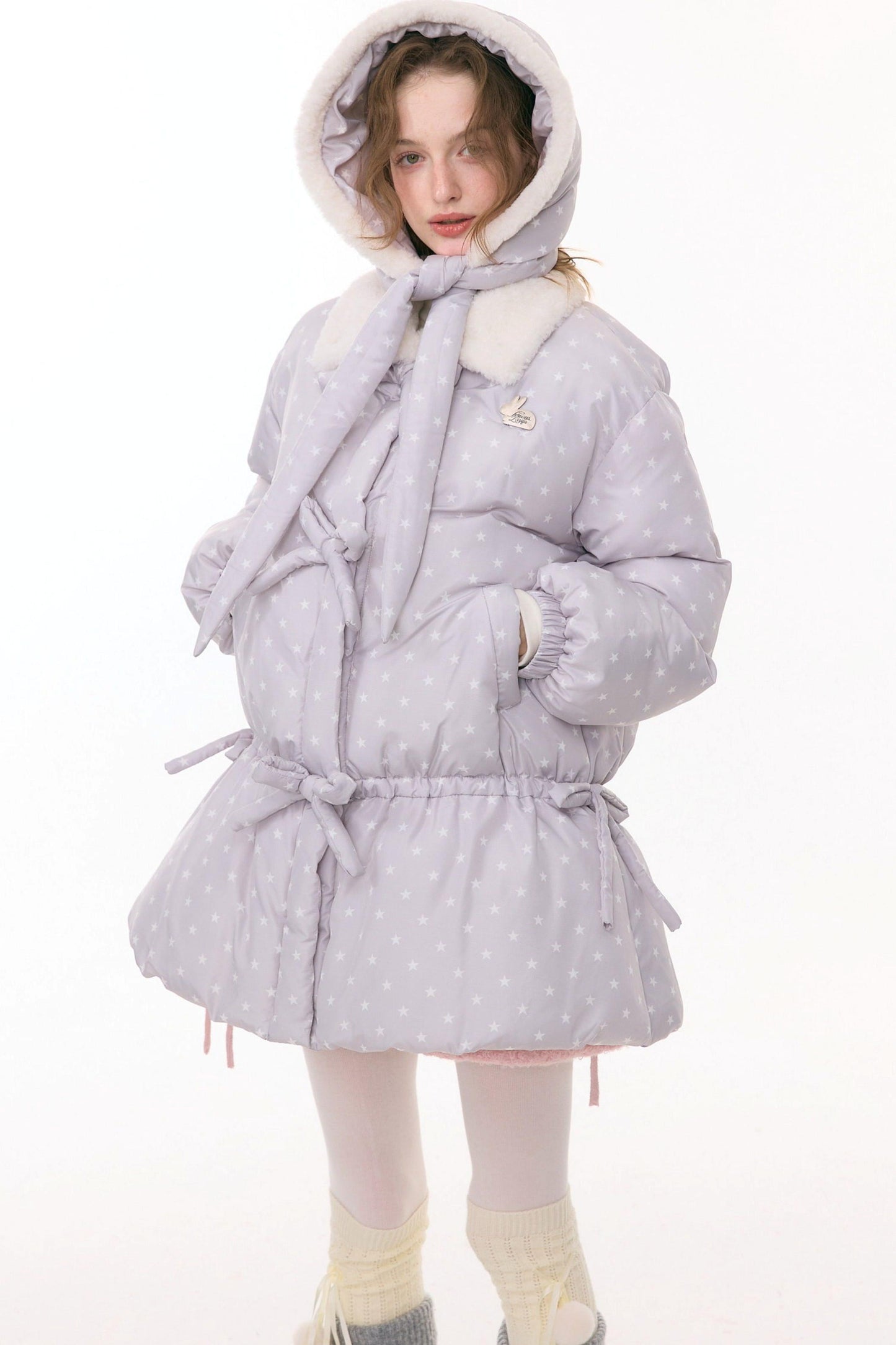 Star Dot Down Jacket + Hat