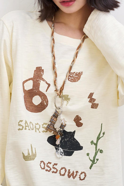 Collana di perline fatta a mano