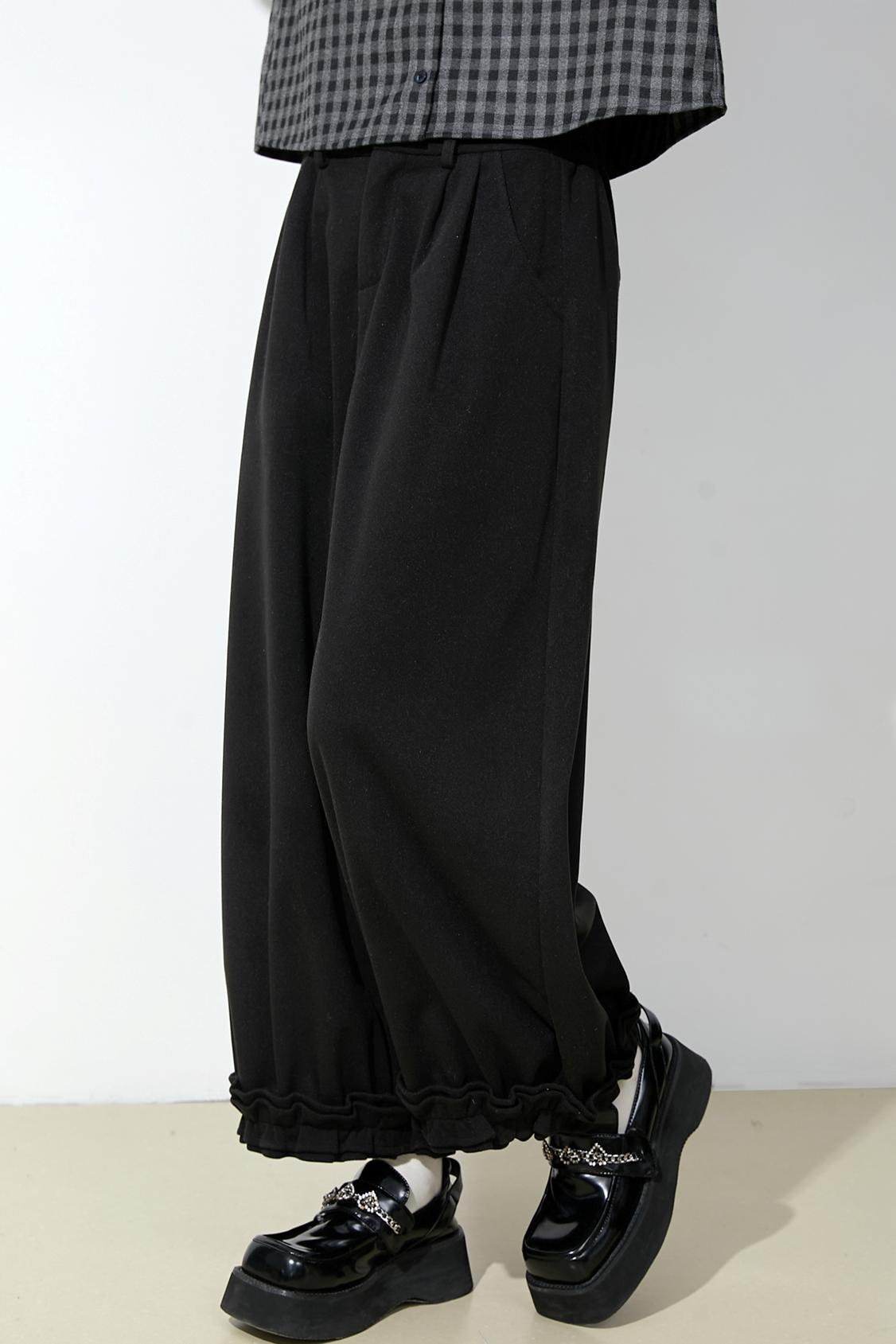 ヴィンテージラッフルウーレンパンツ