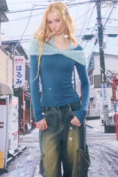 プラッシュボウホルタートップ