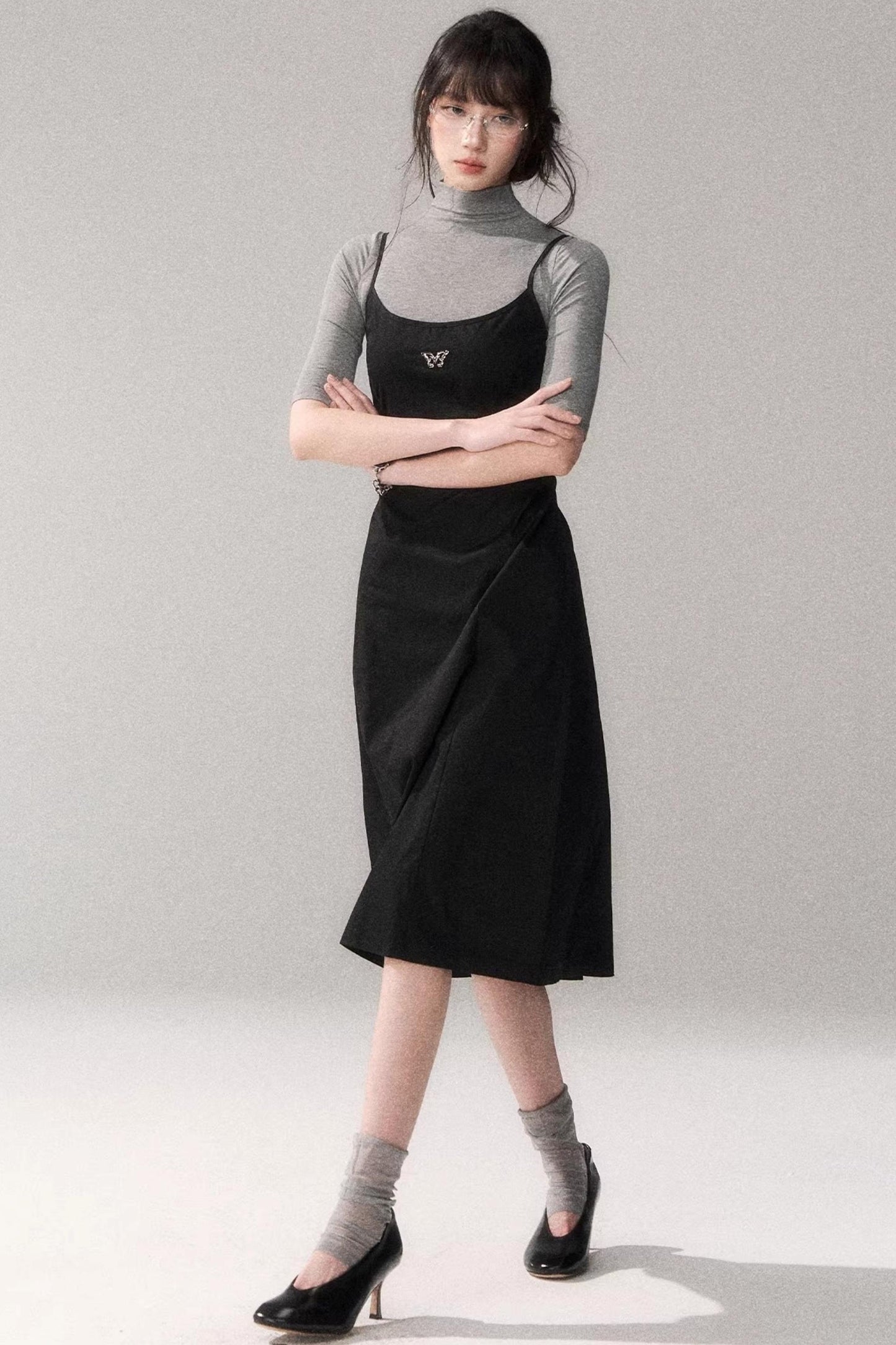 Retro Pure Cotton A-Line Dress