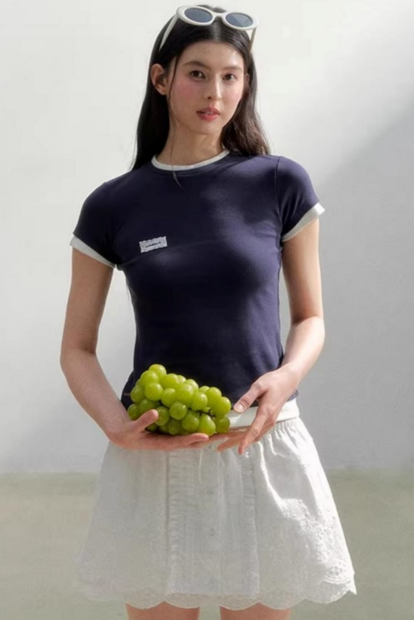 Camiseta ajustada de algodón Oxygen