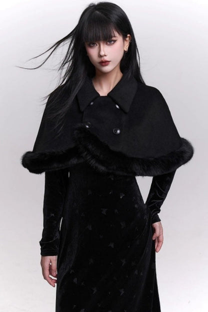 Ghostly Wool Cape