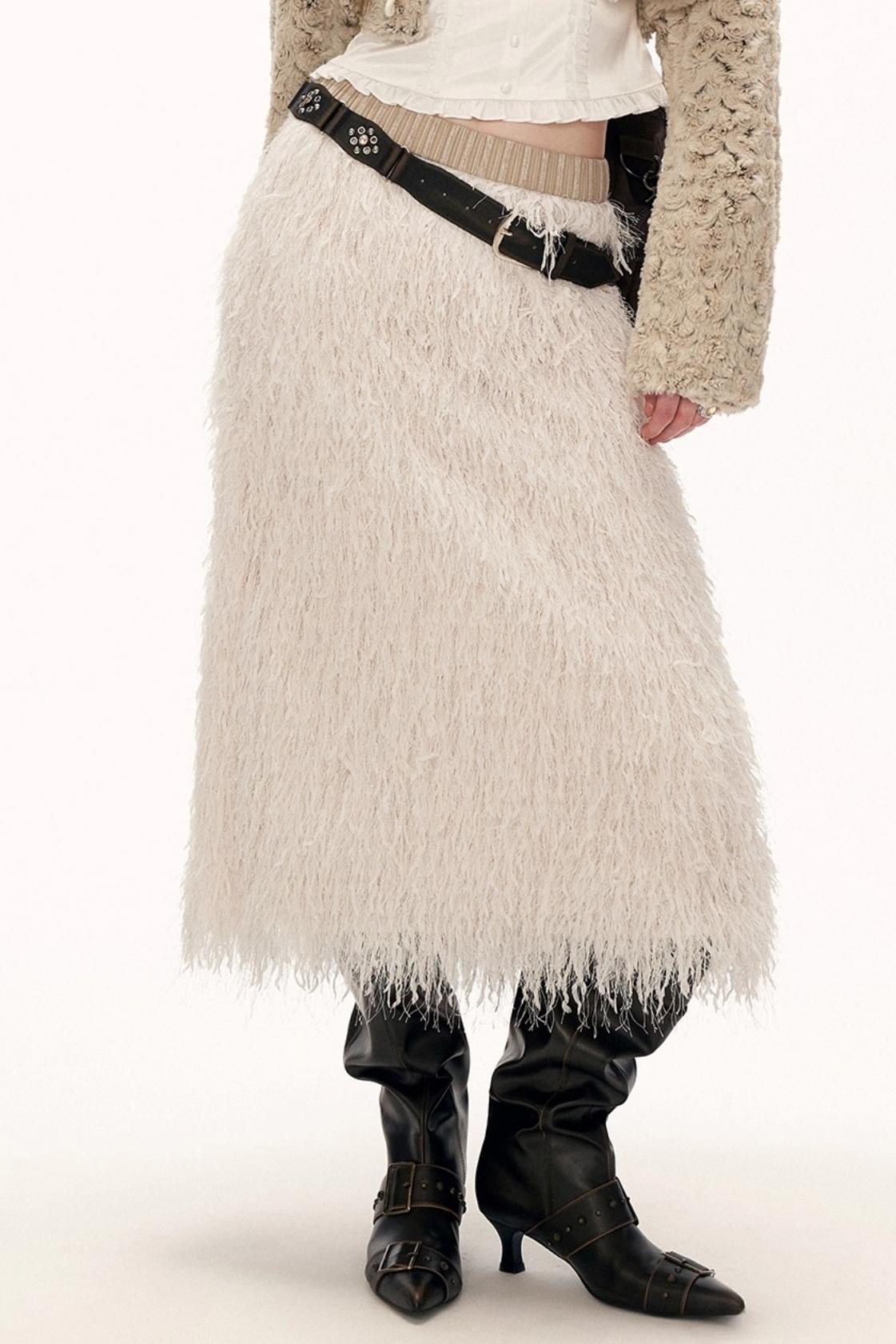 ステレオフェザータッセルスカート