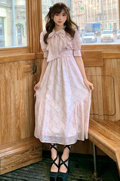 Floral Puff Sleeve Dress
