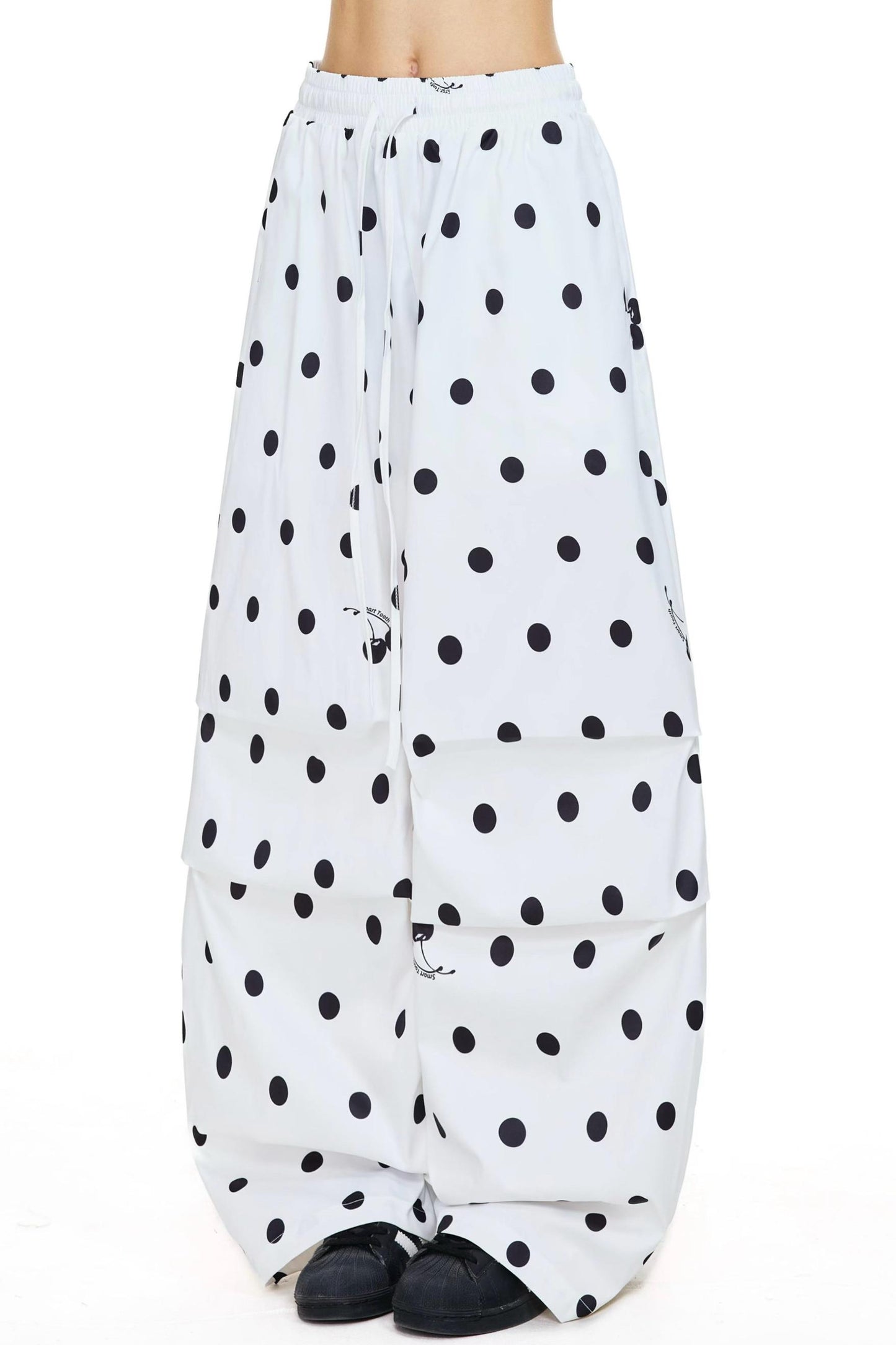 Big Polka Dot Wide Leg Pants