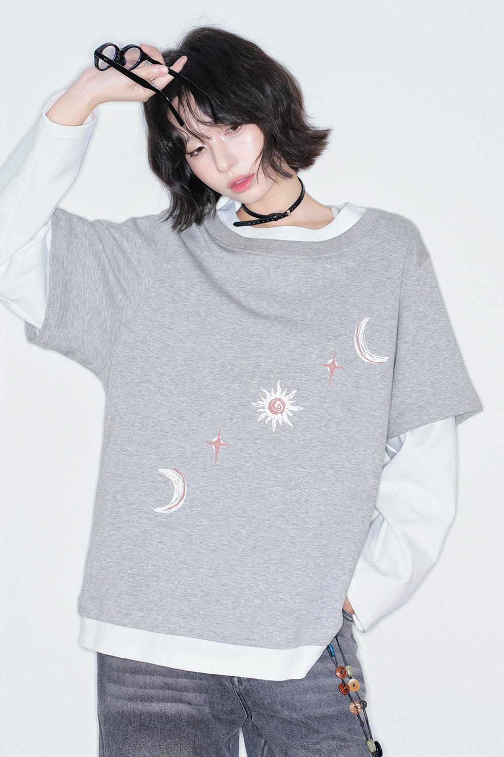 Gravity Patchwork Color Blocked Top