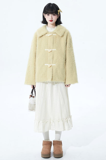 ジンジャーベルベットダッフルコート