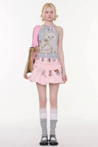 Sweet Dream Animal Print Skirt