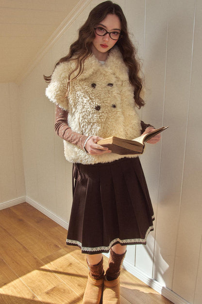 Retro Sweet Fur Half Jacket