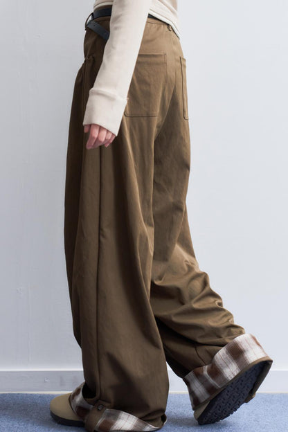 ルーズフィットワイドレッグパンツ