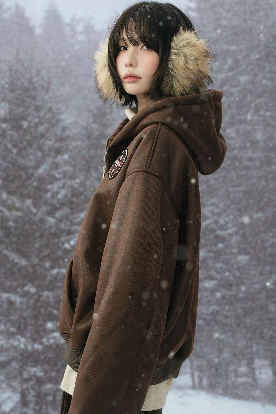 Retro Hooded Cotton Jacket