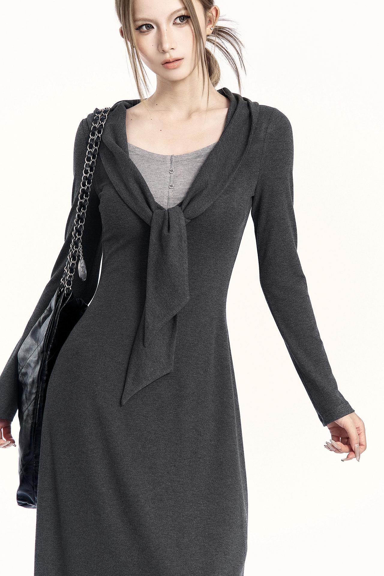 Relaxed Knit Midi Dress