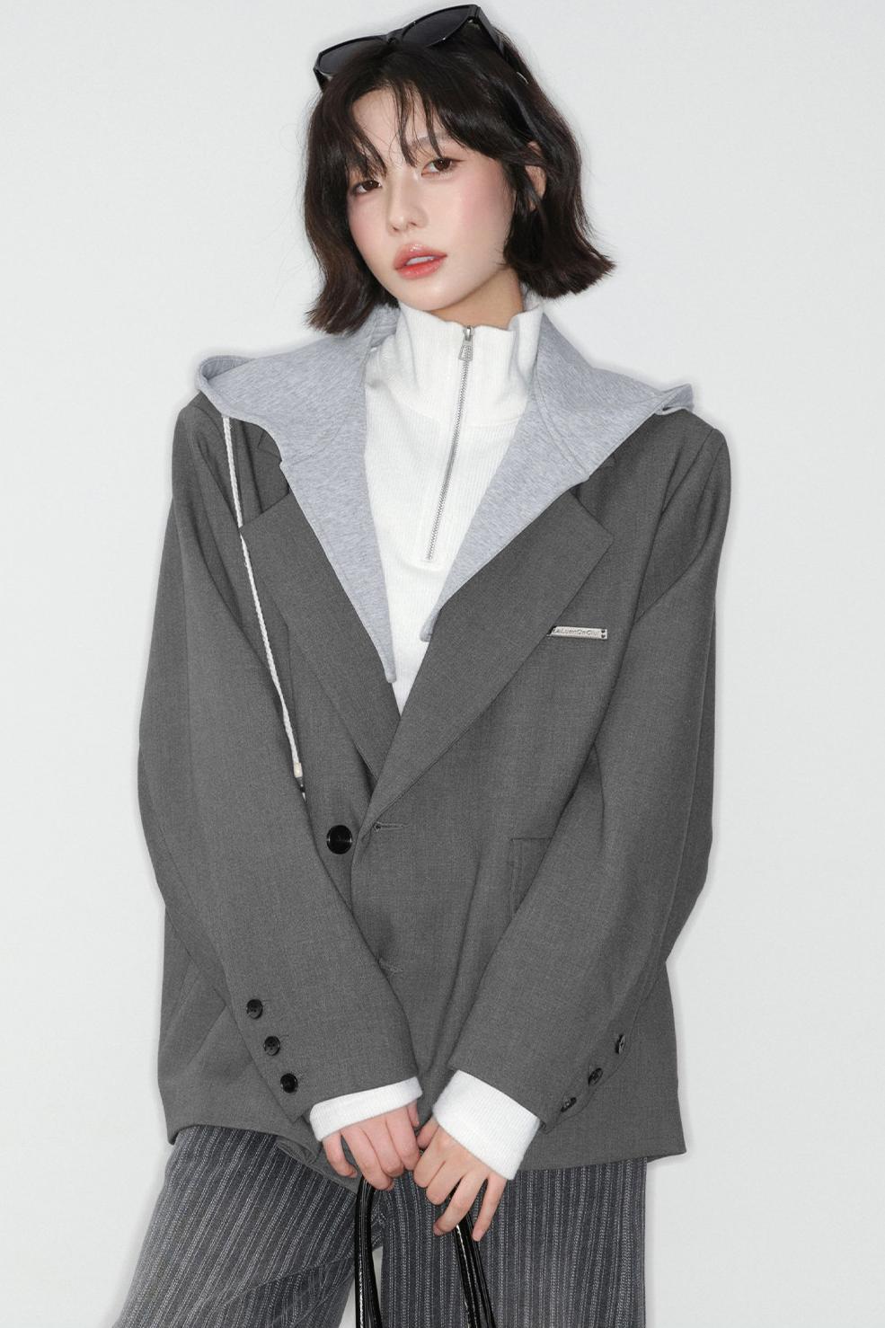 Detachable two-piece blazer