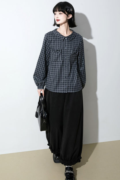 ヴィンテージラッフルウーレンパンツ