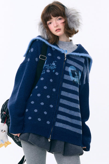 Retro Sailor Asime Cardigan