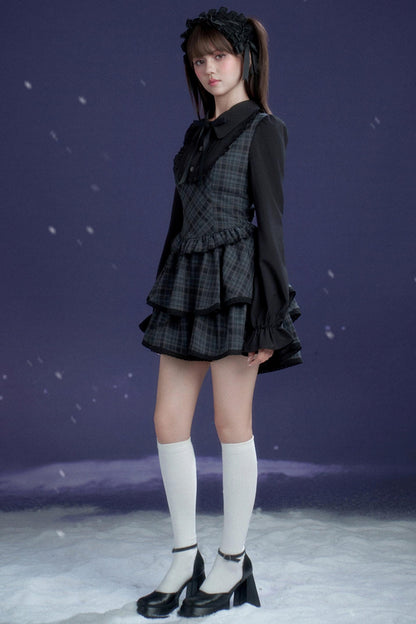 Sweet Spicy Check Dress