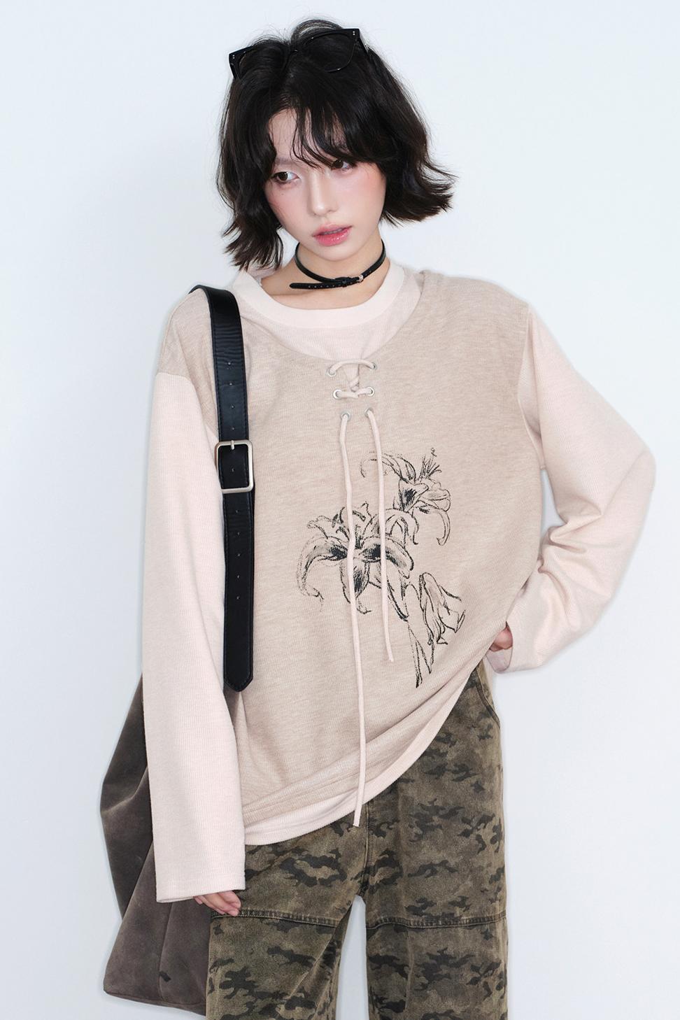 Gravity Patchwork Color Block Top