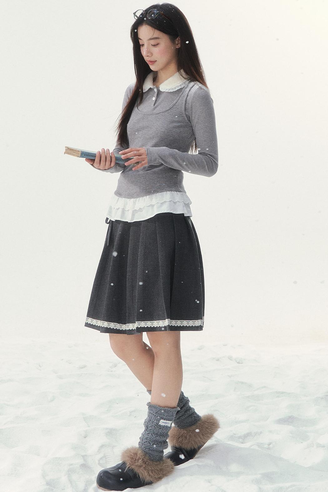 Doll Color Sweet French Top