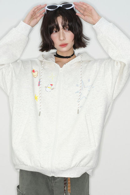 Christmas Elements Hooded Jacket