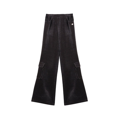 スリムカジュアルフレアパンツ