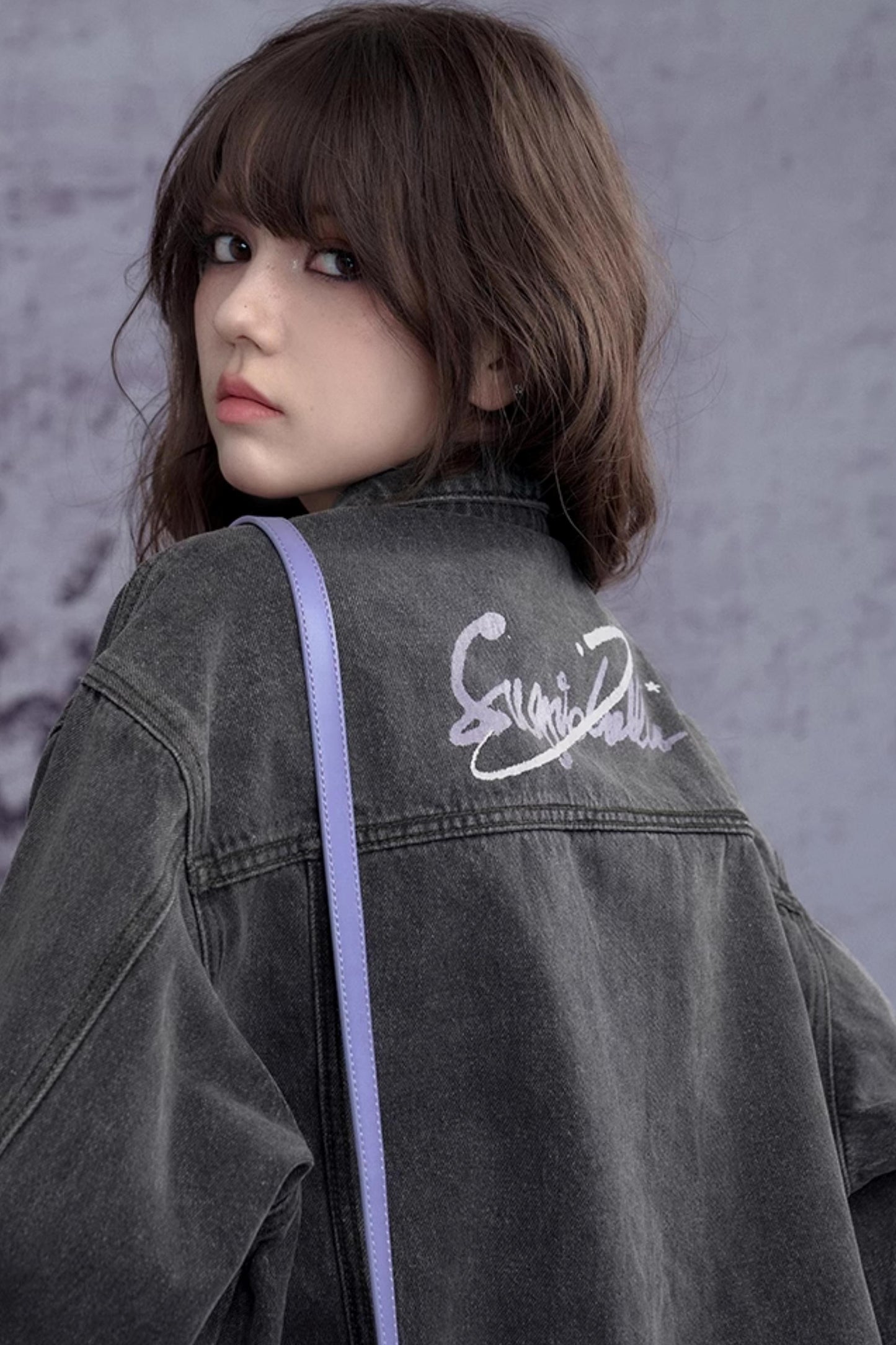 Mode Design Over Denim Jacket