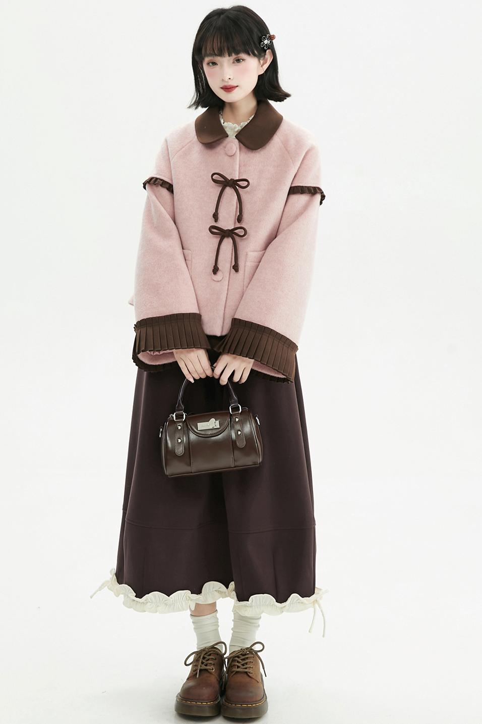ピンクドールスタイルコートセットアップ