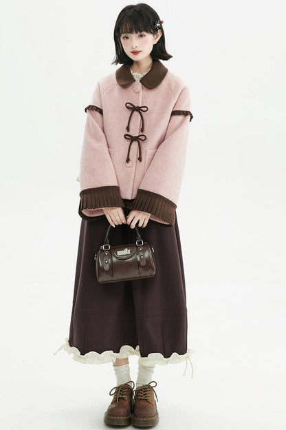 ピンクドールスタイルコートセットアップ