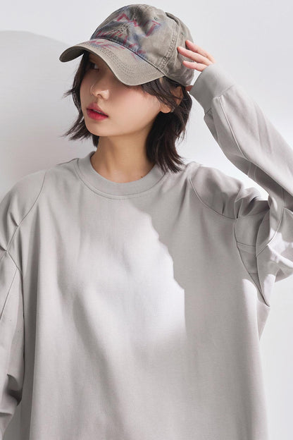 Relaxed Solid Color T-Shirt