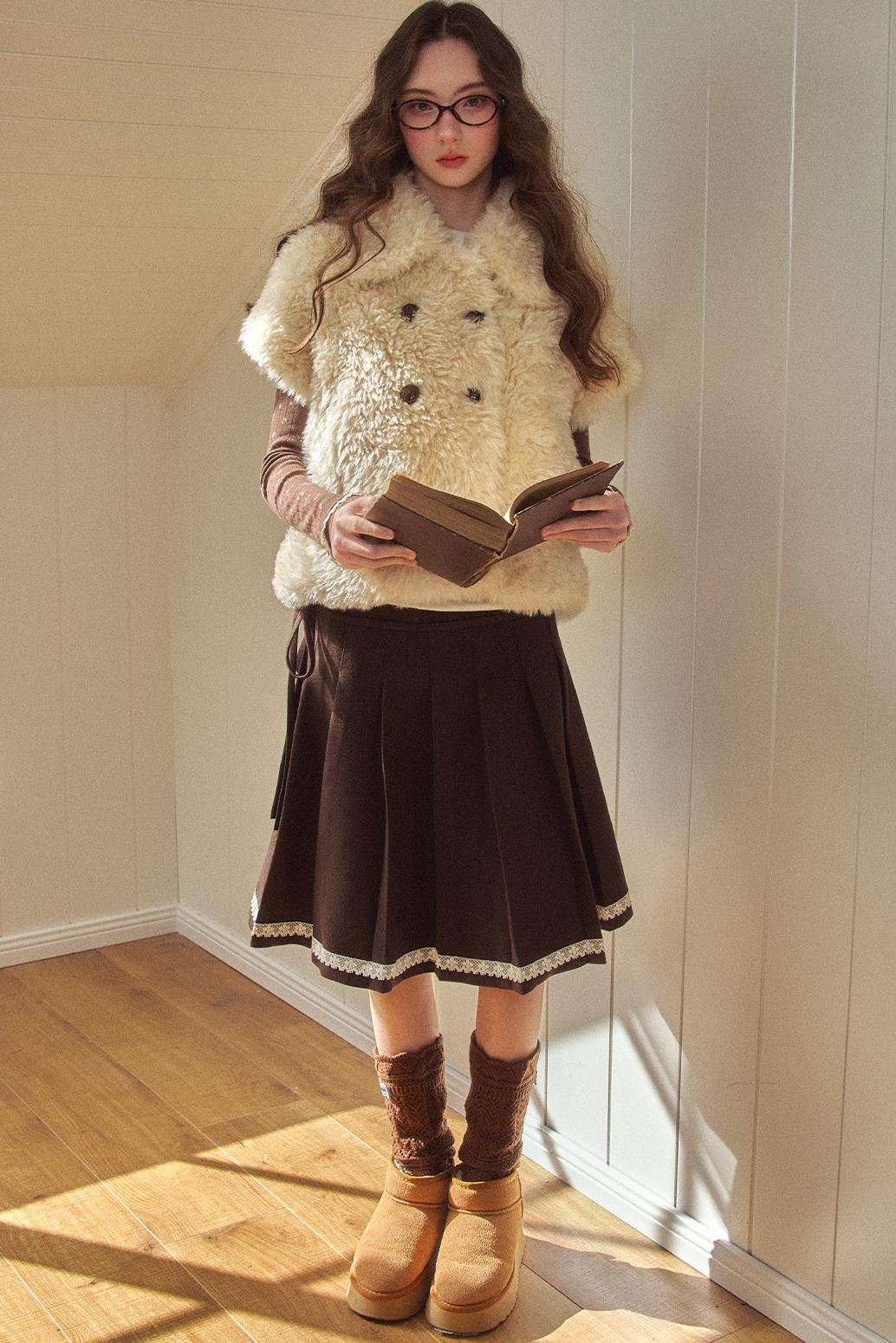 Retro Sweet Fur Half Jacket