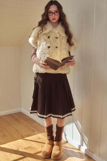 Retro Sweet Fur Half Jacket