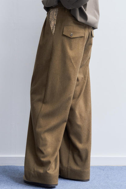 ミニマリストソリッドスラックスパンツ