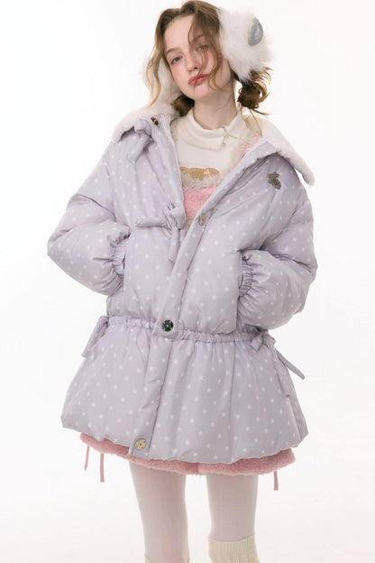 Star Dot Down Jacket + Hat