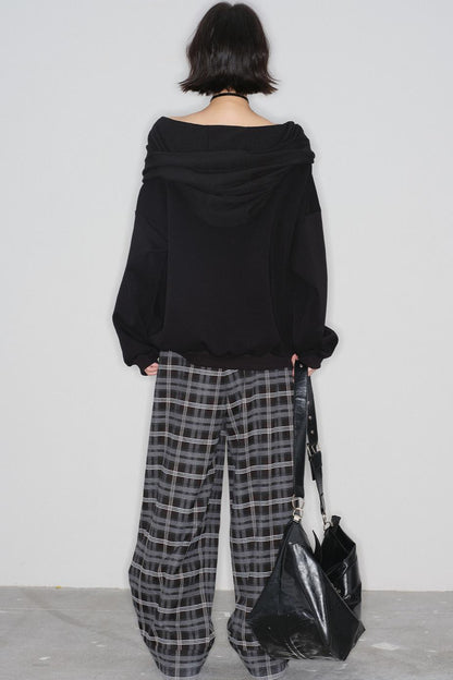 オフショルダールーズトップス