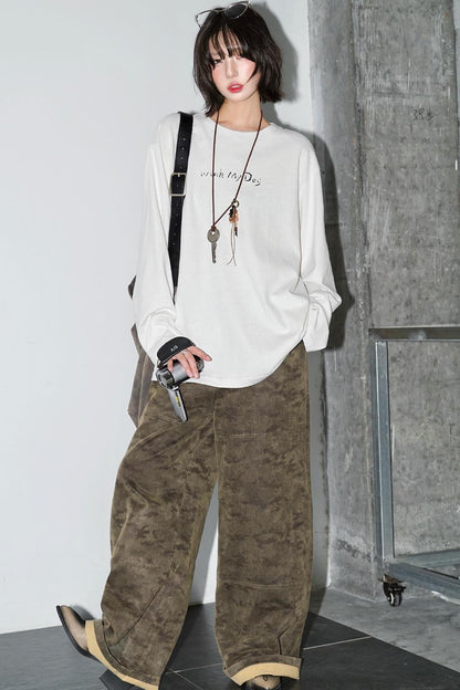 スムースロングスリーブトップ