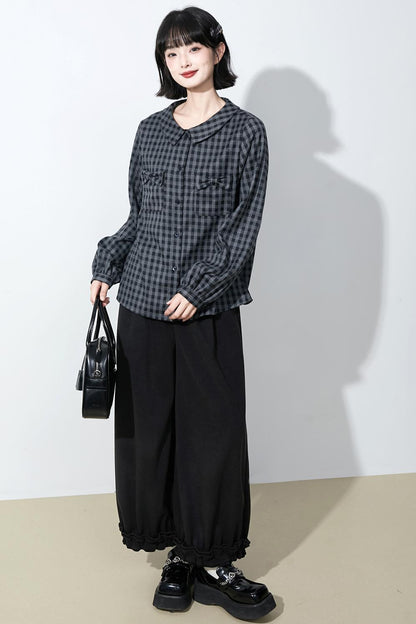 ヴィンテージラッフルウーレンパンツ