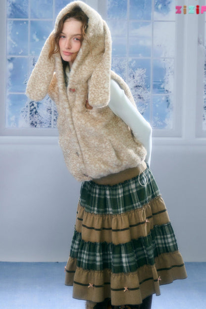 Faux Fur Rabbit Ear Vest