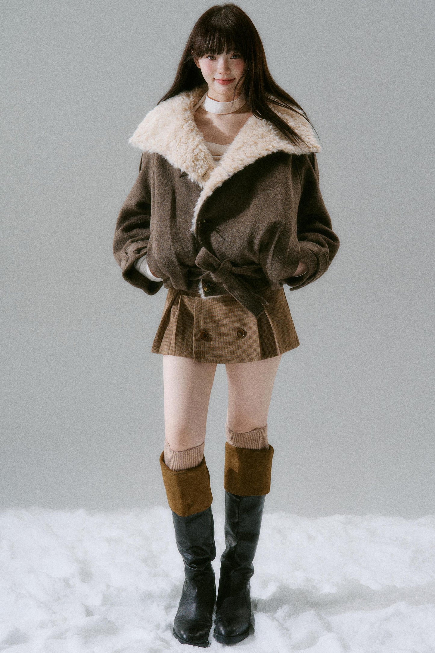Romance Fur Collar Coat