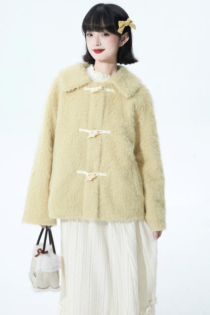 ジンジャーベルベットダッフルコート