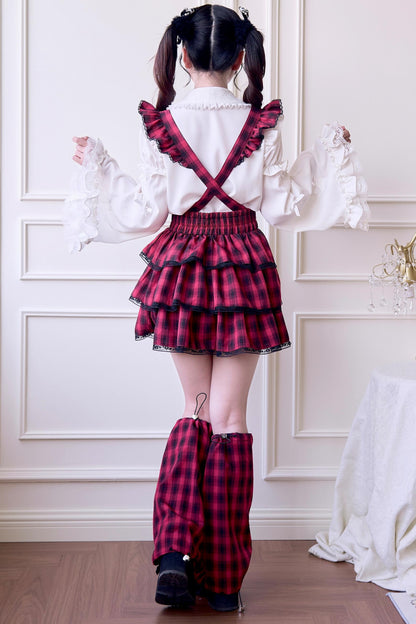 サブカル地雷ビブスカートセットアップ