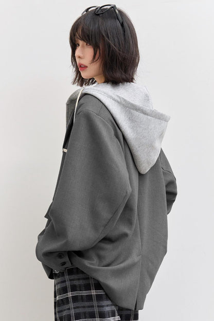 Detachable two-piece blazer