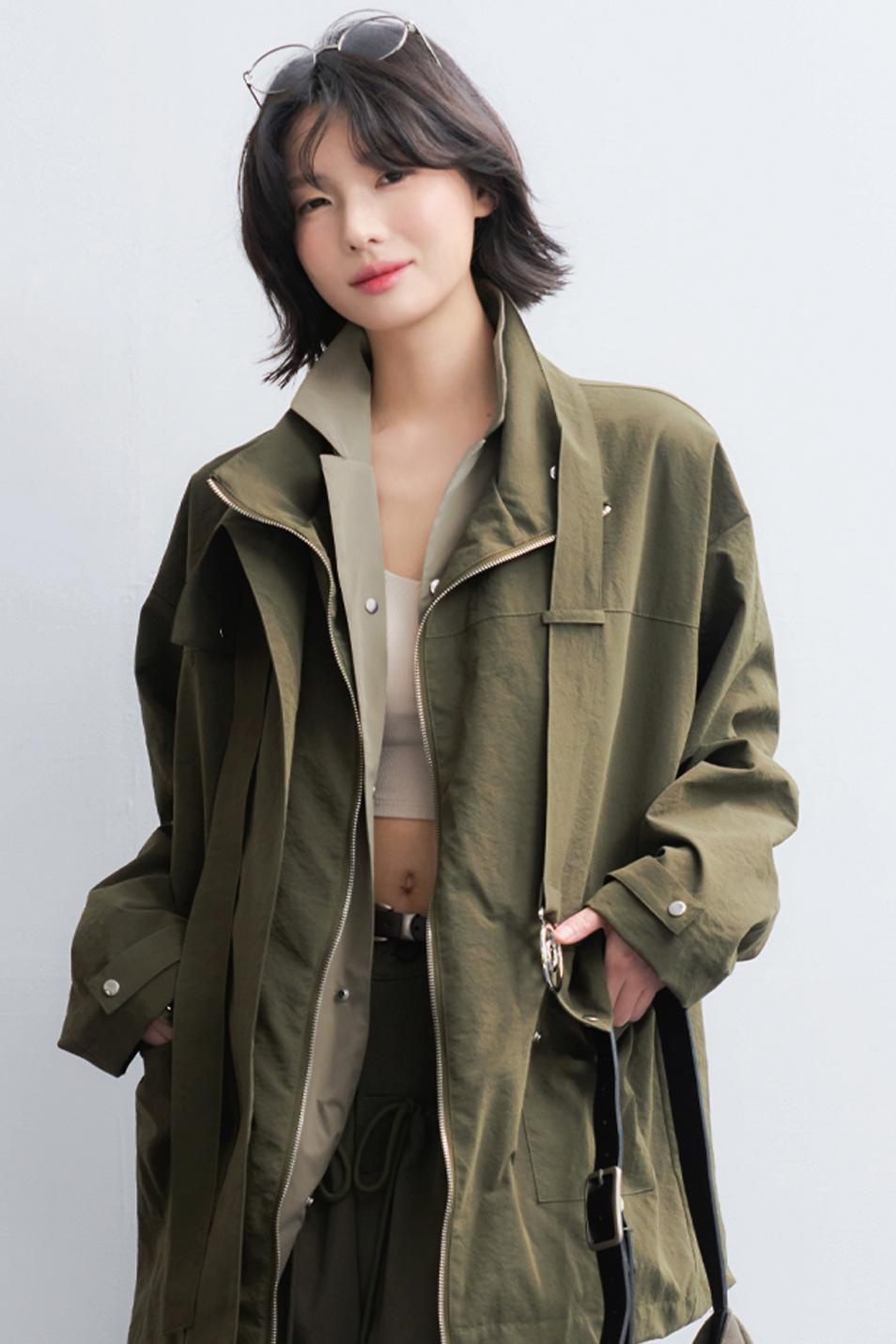 stand collar padded vest