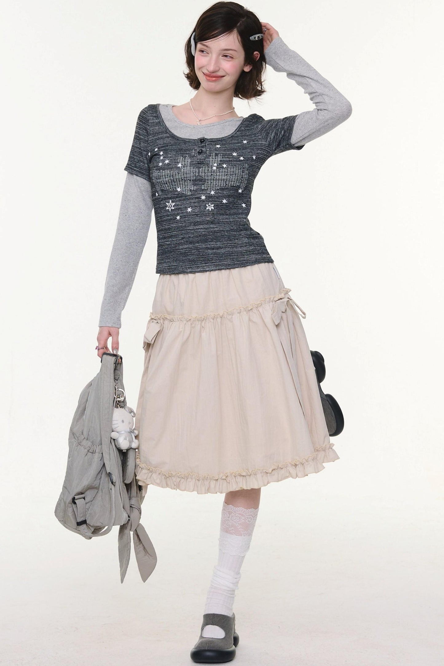 Starry Night Retro Top