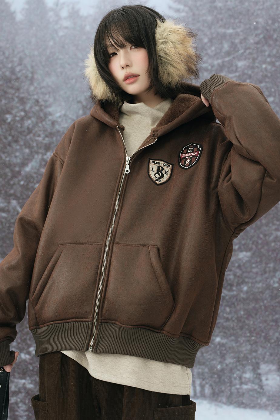 Retro Hooded Cotton Jacket