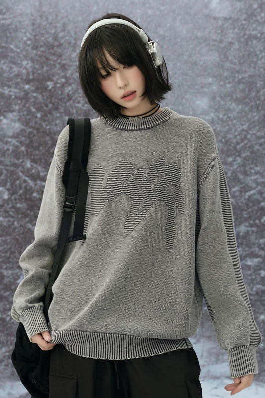 Minimalist Gravity Knit Sweatshirt