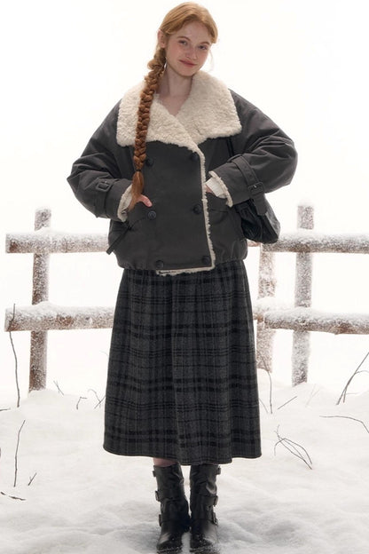 レトロシャーリンミドルスカート