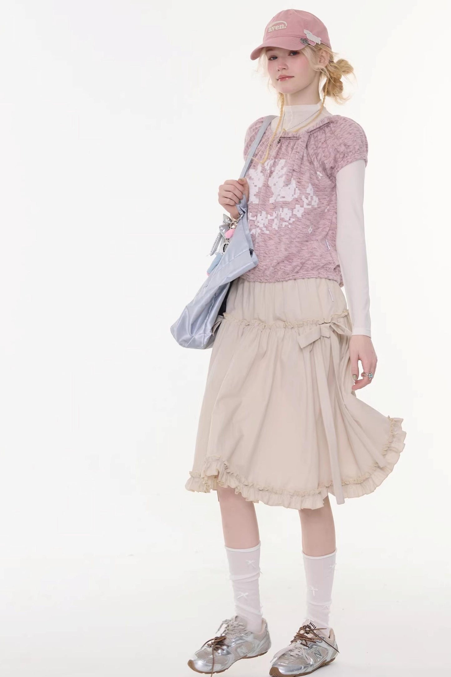 Rabbit Shadow Knitted Top