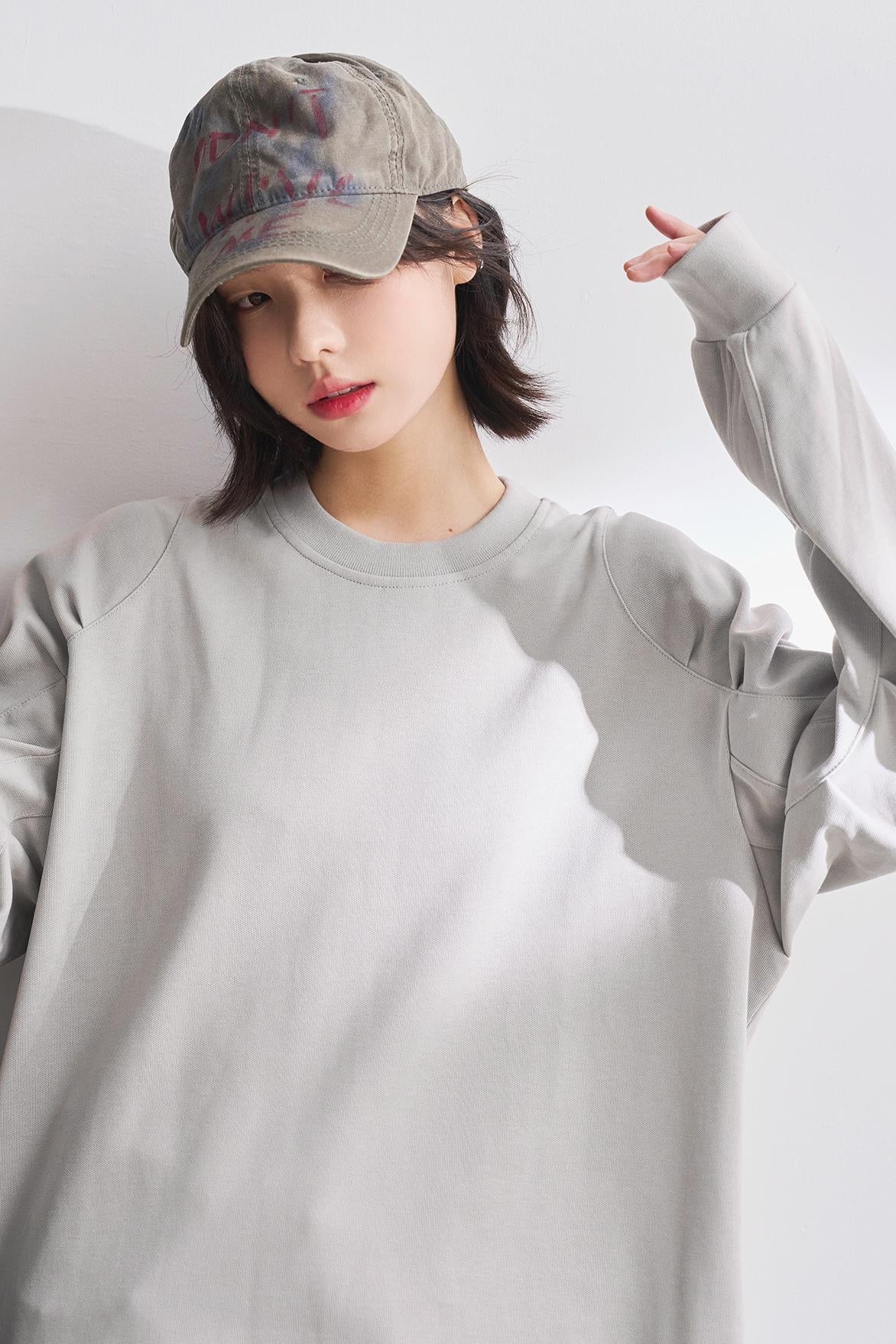 Relaxed Solid Color T-Shirt