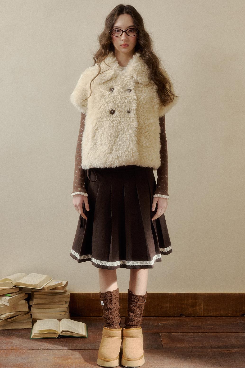 Retro Sweet Fur Half Jacket